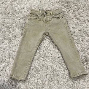 Zara Toddler Khaki Skinny Jeans size 18-24M